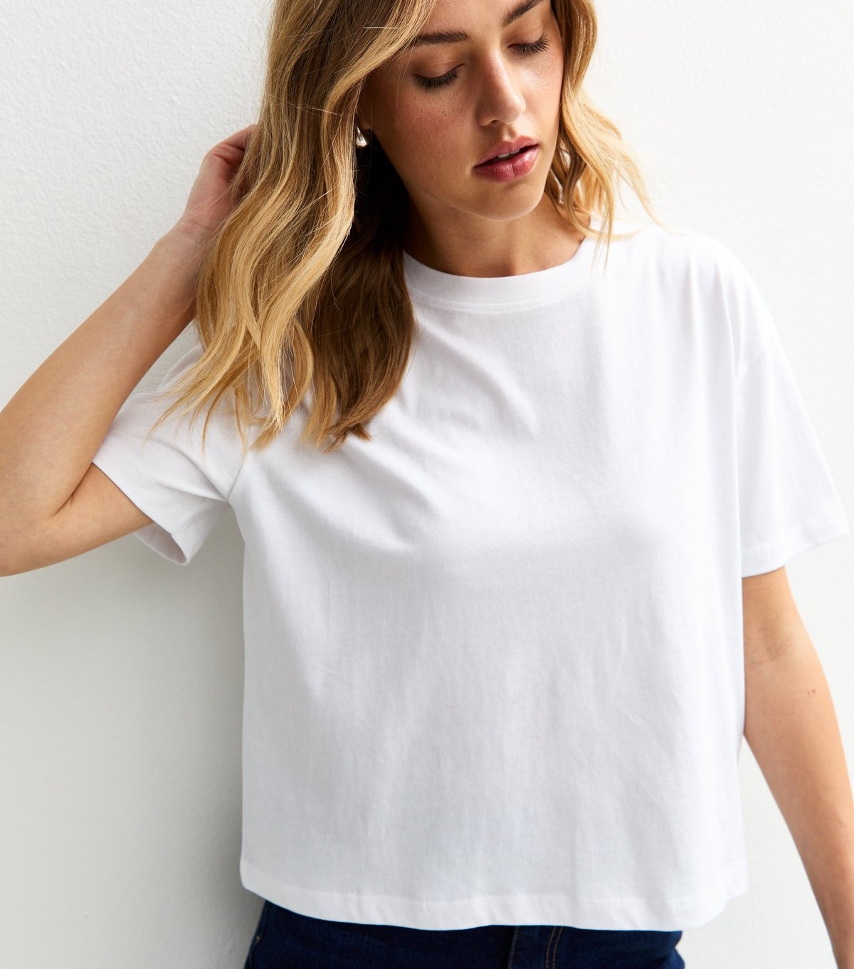 New Look Women's White Boxy T-Shirt New Look - 3