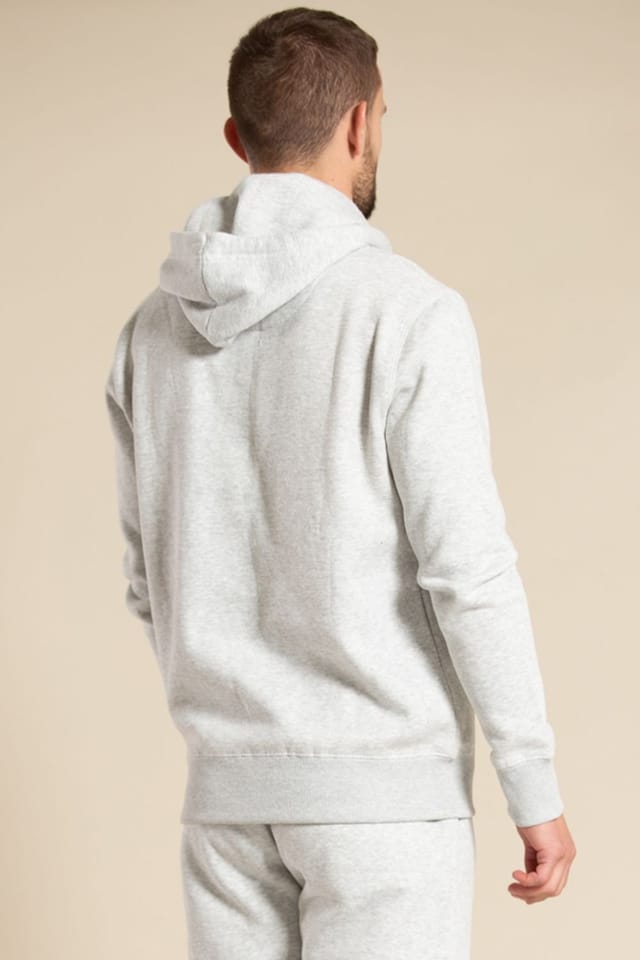 French Connection French Connection Men's Cotton Blend Hoody in Light Grey - 2