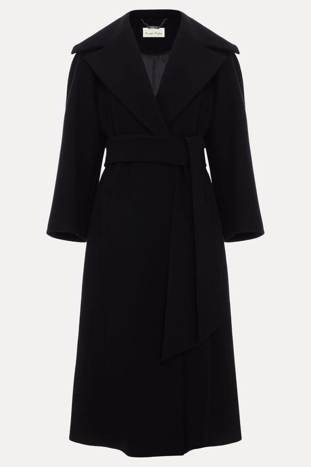 Phase Eight Phase Eight Women's Annabel Collar Coat in Black - 2
