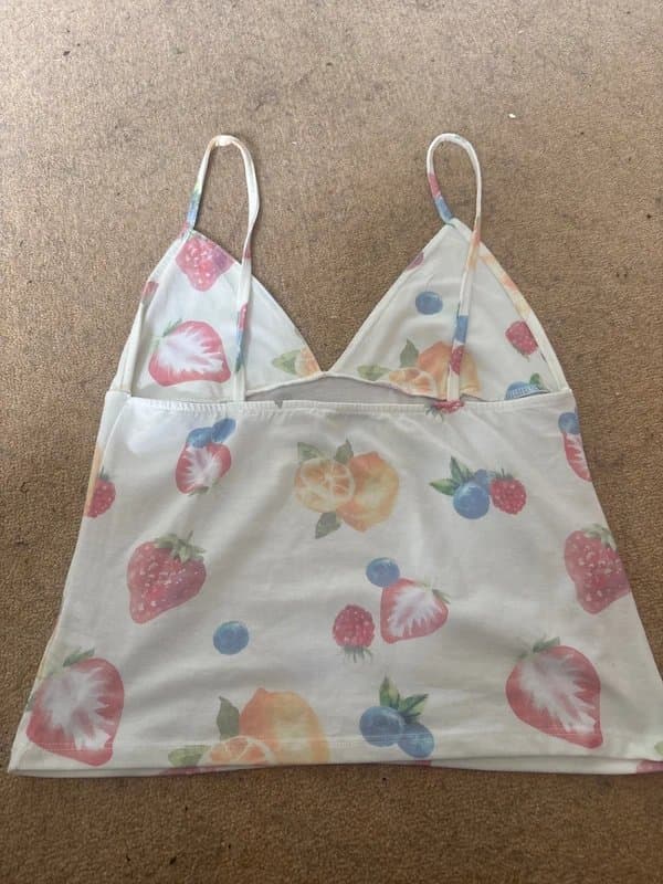ASOS fruit print tank top