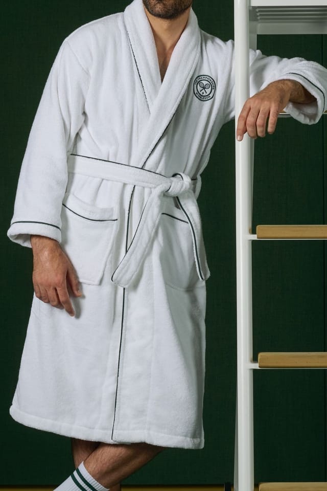 Christy CHRISTY Women's 'Wimbledon' Baseline Robe in Green - 2