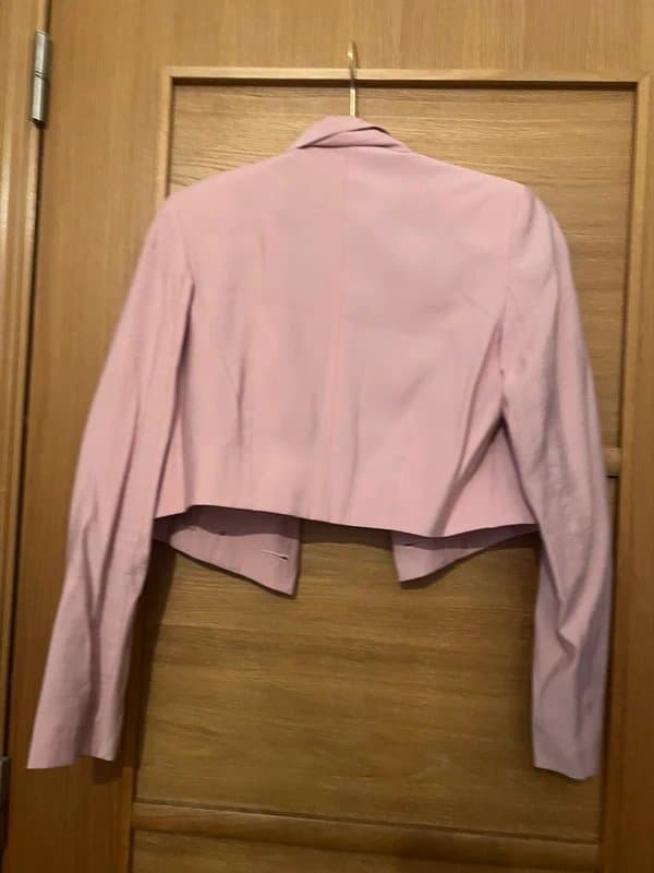 ASOS ASOS Pink Cropped Blazer Size 8 New with tags