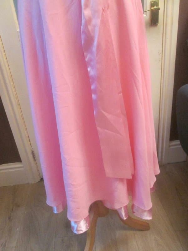 Cerruti Gino Cerruti size S baby Pink Occasion Midi lined Dress Brand new with tags