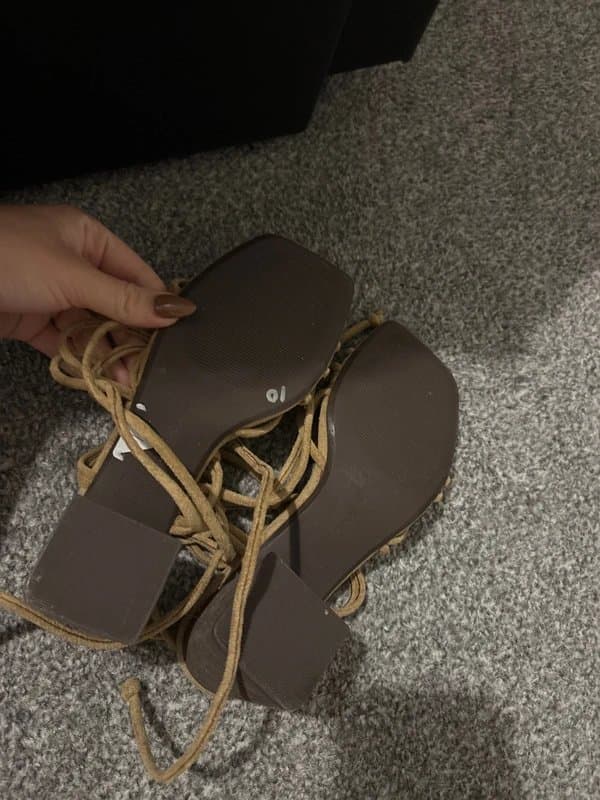 Bershka Bershka lace up sandals