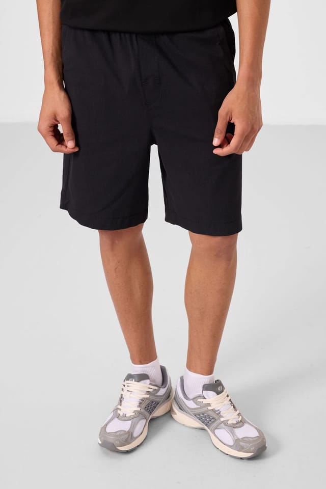 Tommy Life Tommy Life Men's Regular Fit Chino Shorts in Black - 2