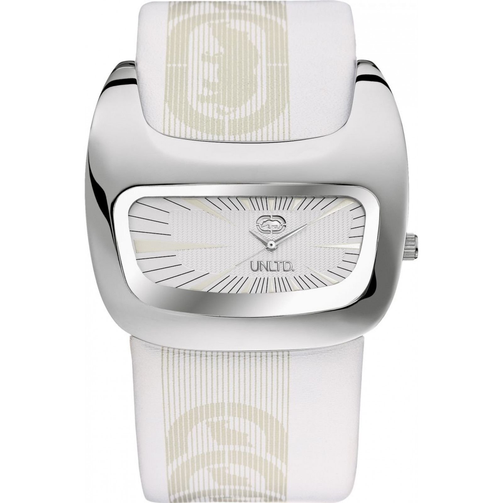 Marc Ecko Marc Ecko Men's E15090G2 50mm Quartz Watch in White - 1