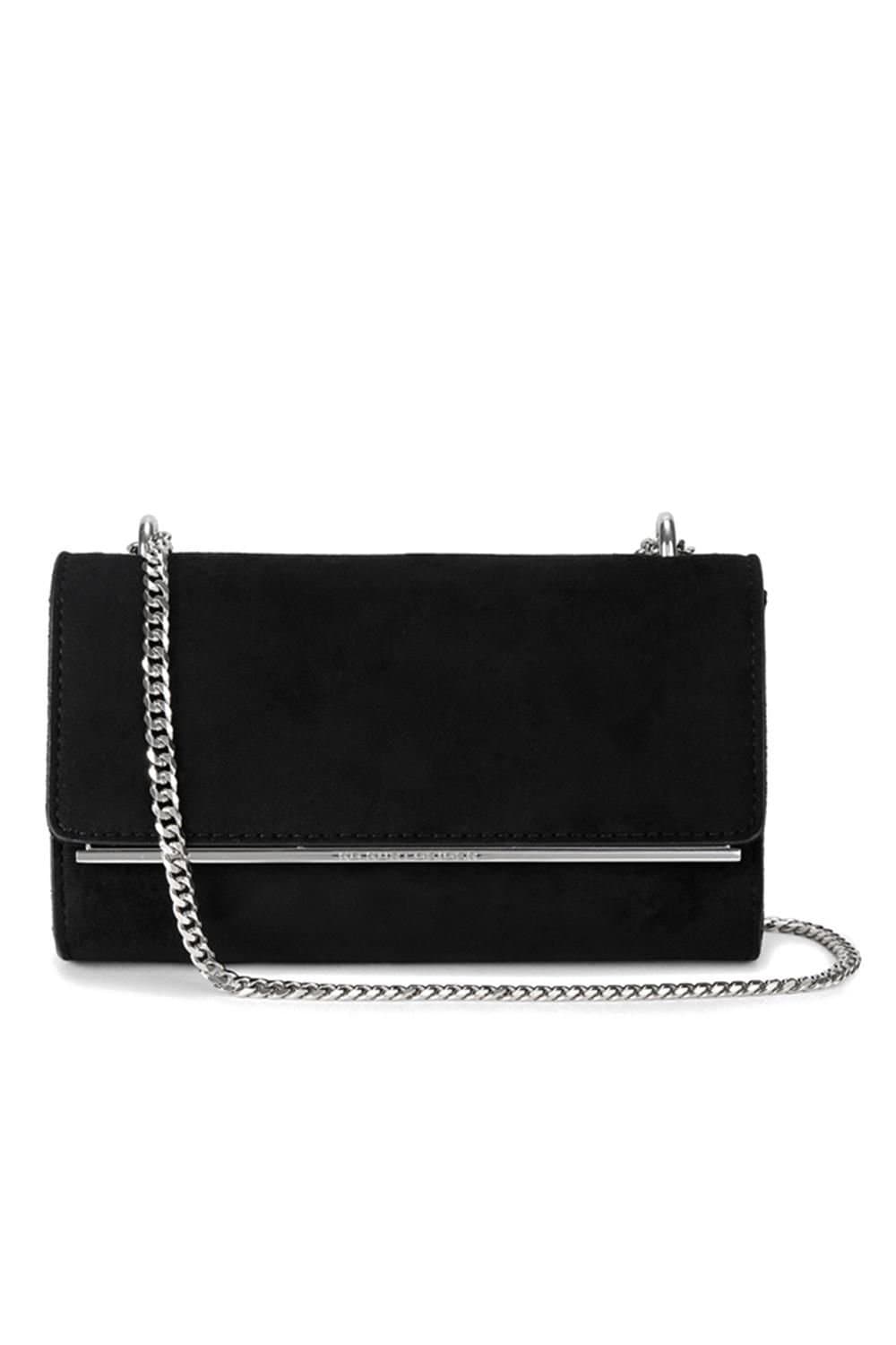 Miss KG Miss KG Women's 'Adina Clutch' Suedette Bag in Black