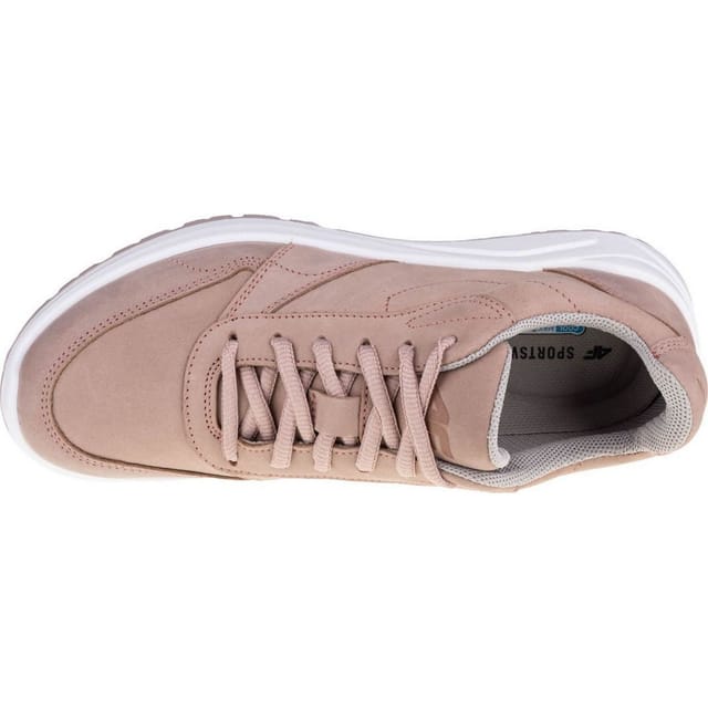 4F 4F Women's H4L21 Leather Trainers in Pink - 3