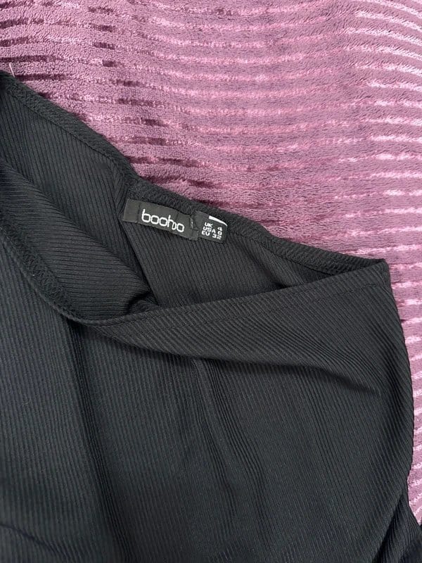 Boohoo One Shoulder Cold Shoulder Bodysuit Bundle x2