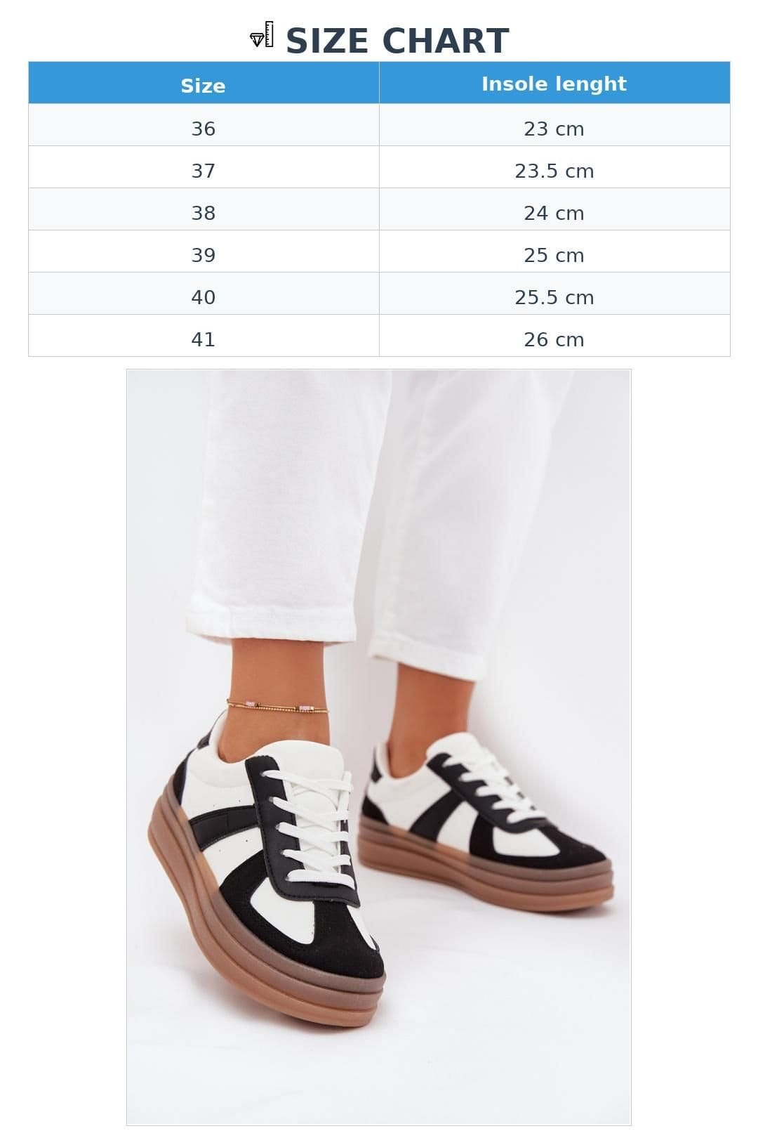 Love Lace Love Lace Women's Platform Sneakers in Soft with Removable Foam Insole in Black - 4