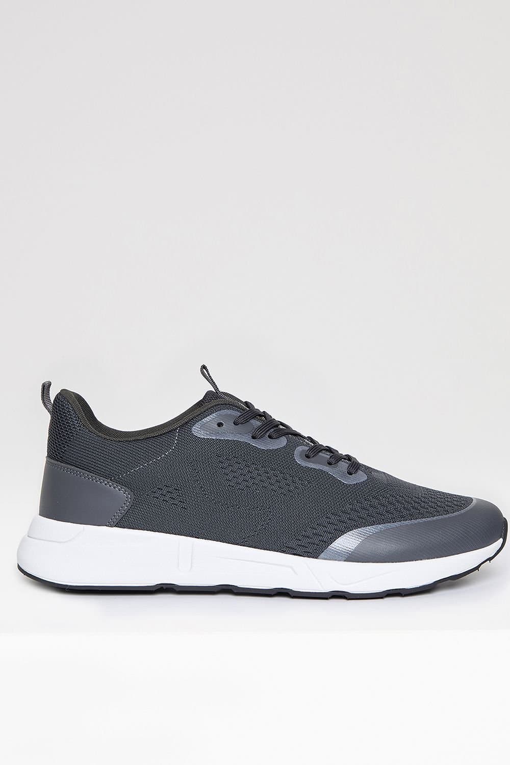 Threadbare Threadbare Men's Textured Slip On Trainers in Grey