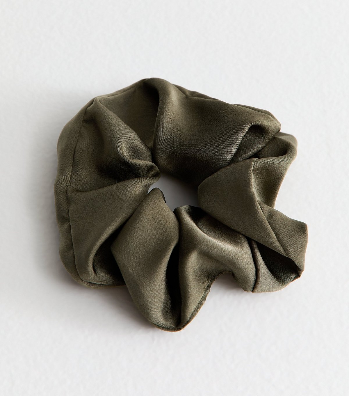 New Look Khaki Satin Scrunchie New Look - 3