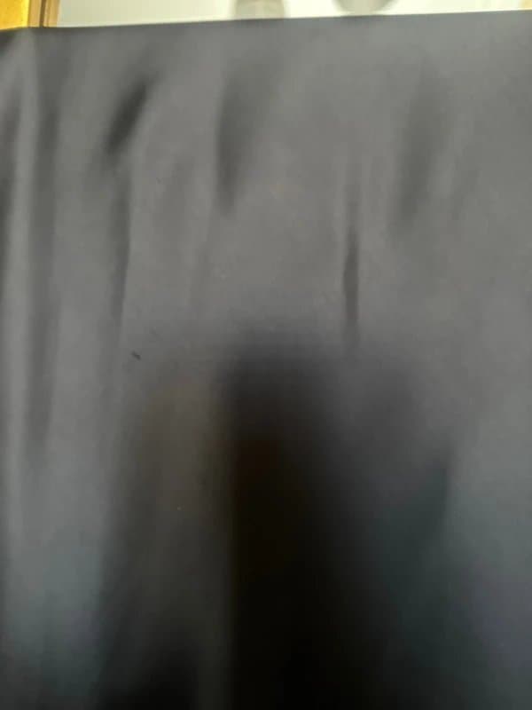 New Look Black satin petite midi skirt size 12