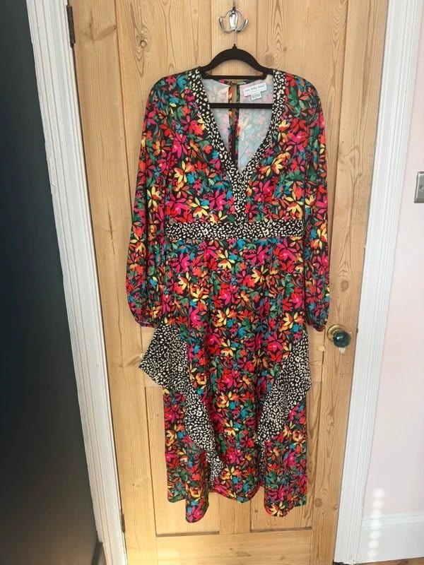 Never Fully Dressed Multi-Colour Floral Print Dress