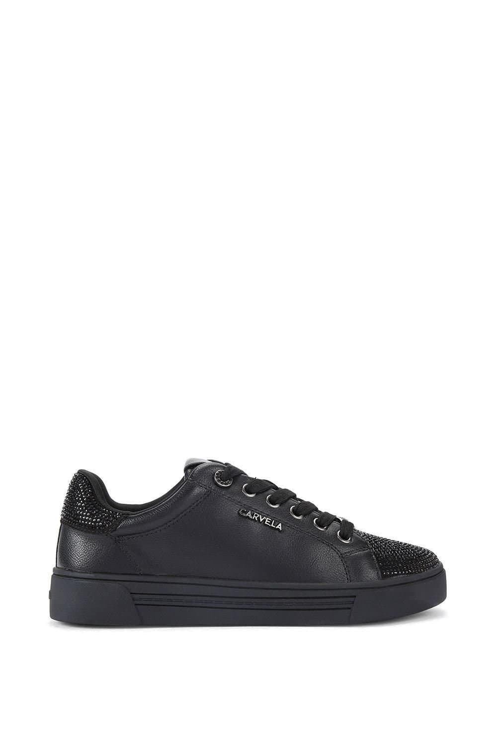 Carvela Carvela Women's 'Daze Toe Cap' Trainers in Black