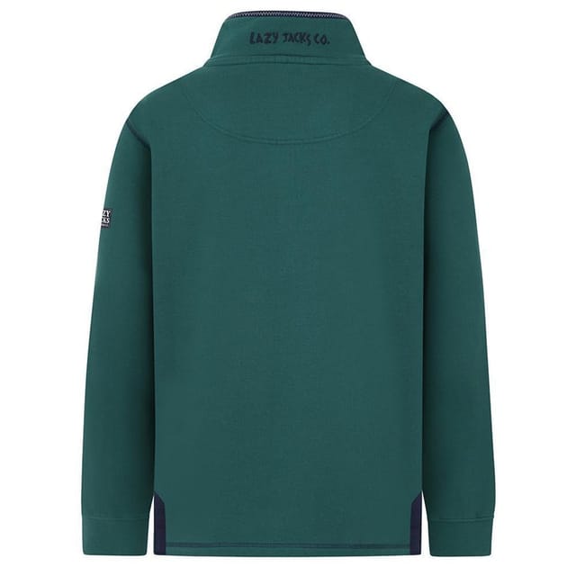 Lazy Jacks Lazy Jacks Men's Quarter Zip Sweatshirt in Green - 2