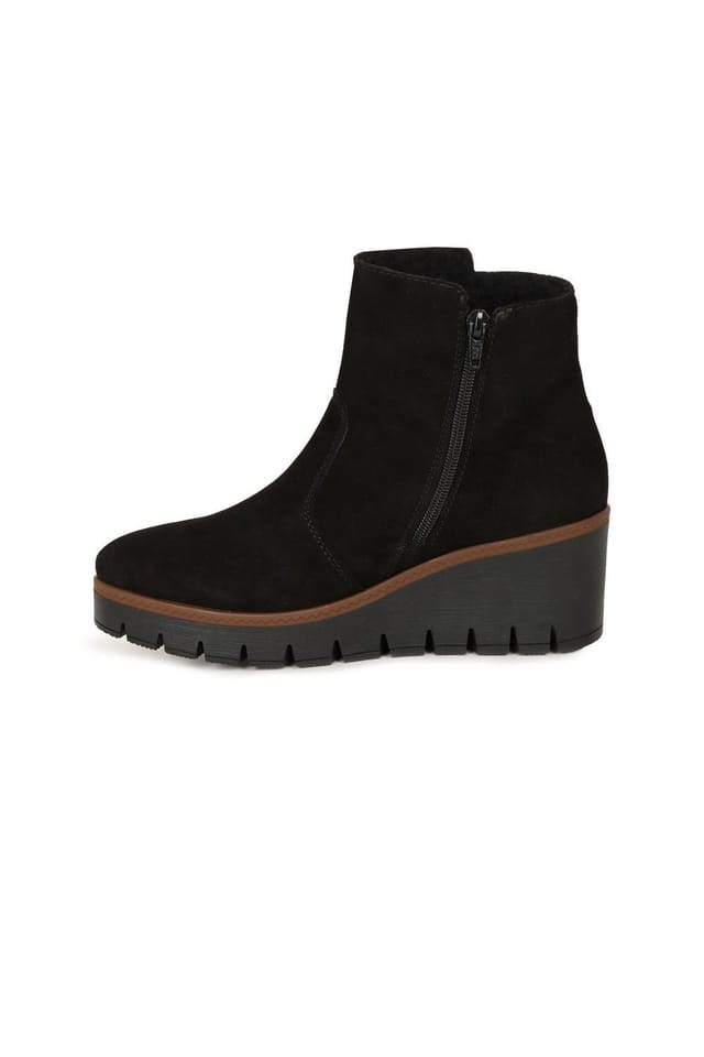 Rieker Rieker Women's 'Connecticut' Wedge Heel Boots in Black - 2