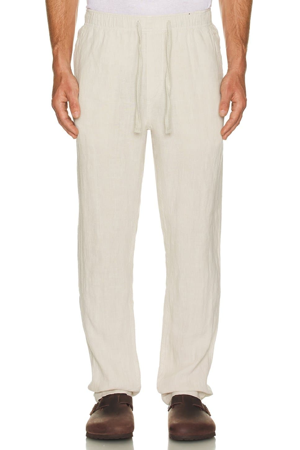 revolve Linen Drawstring Pant