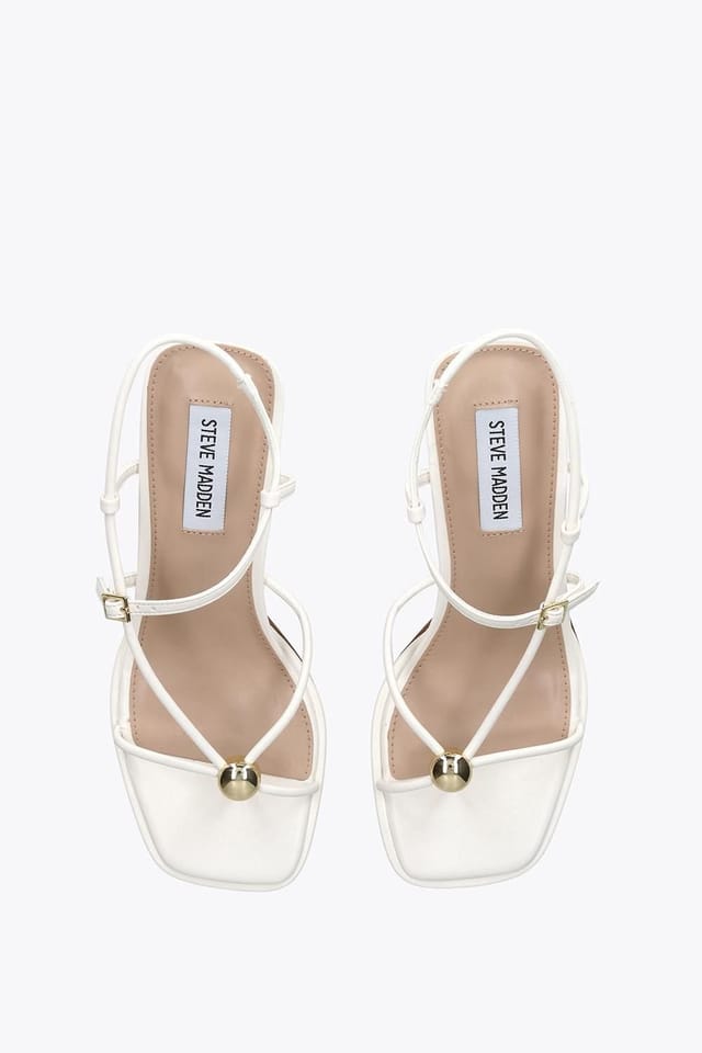 Steve Madden STEVE MADDEN Women's 'Jackpots White' Sandals in White - 2