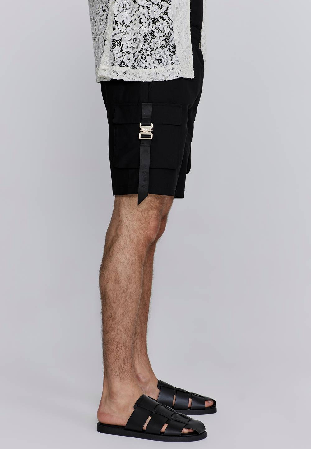 SikSilk SikSilk Men's Black Flight Cargo Short - 2