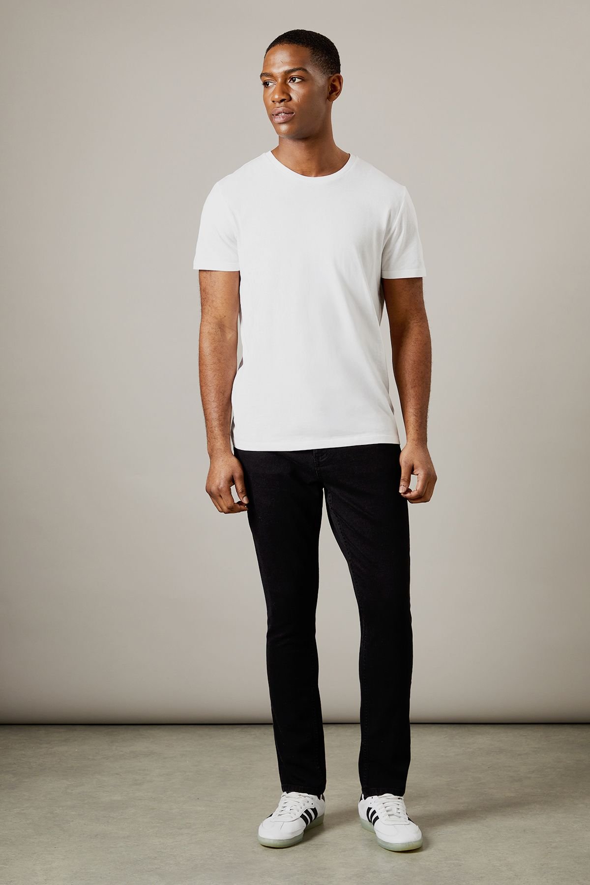 Burton Burton Men's Black Stretch Slim Fit Jeans - 3