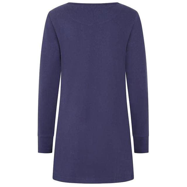 Lazy Jacks Lazy Jacks Women's Panelled Tunic Top in Dark Blue - 3