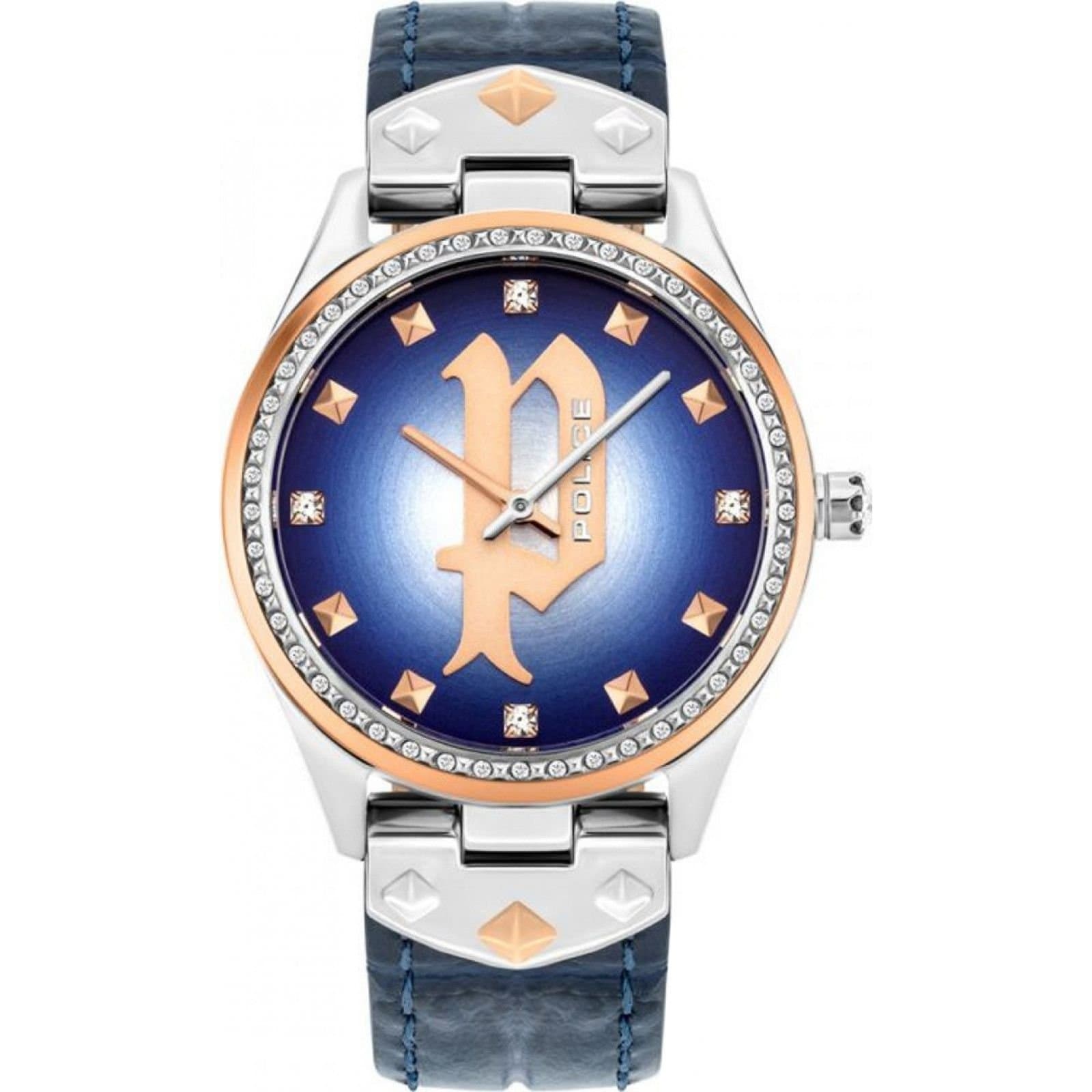 Police Police Women's PL16029MSTR-03 36mm Quartz Watch in Blue