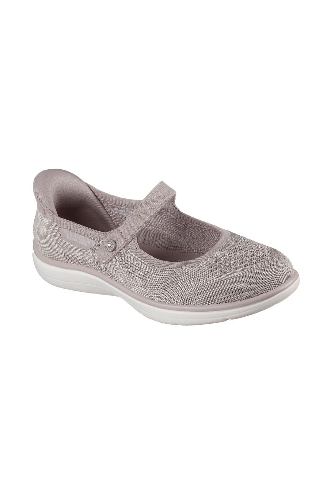 Skechers Skechers Women's ON-THE-GO FLEX RADIANT ESTEL Slip-Ins Mary Jane Taupe