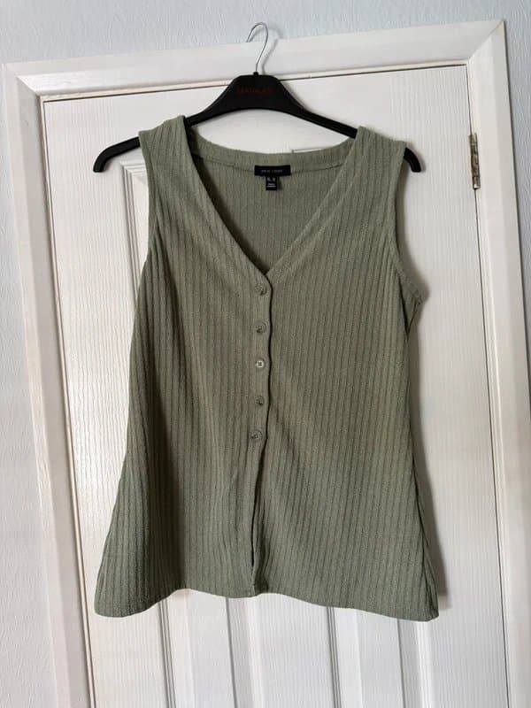 New Look New Look Waistcoat Style Top