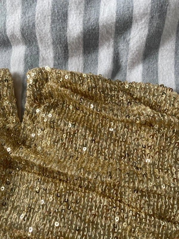 ASOS ASOS Gold Sequin Bandeau