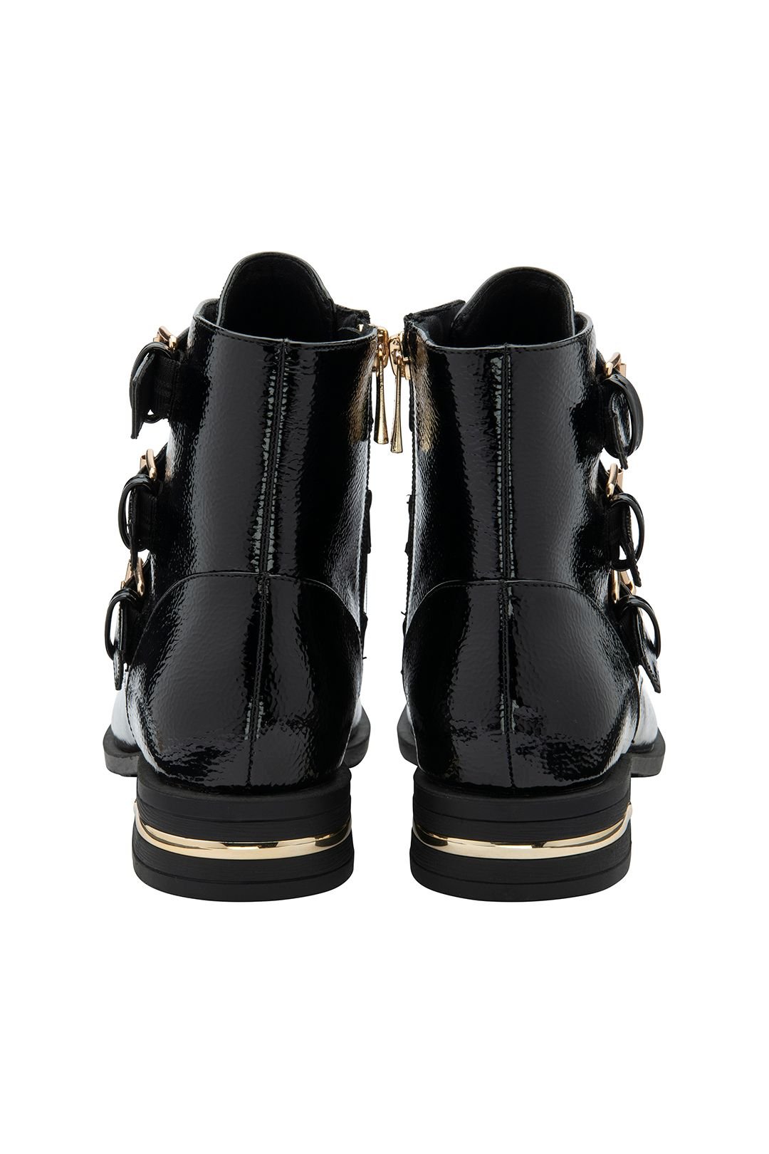 Lotus Lotus Women's Black Patent 'Valencia' Ankle Boots - 3