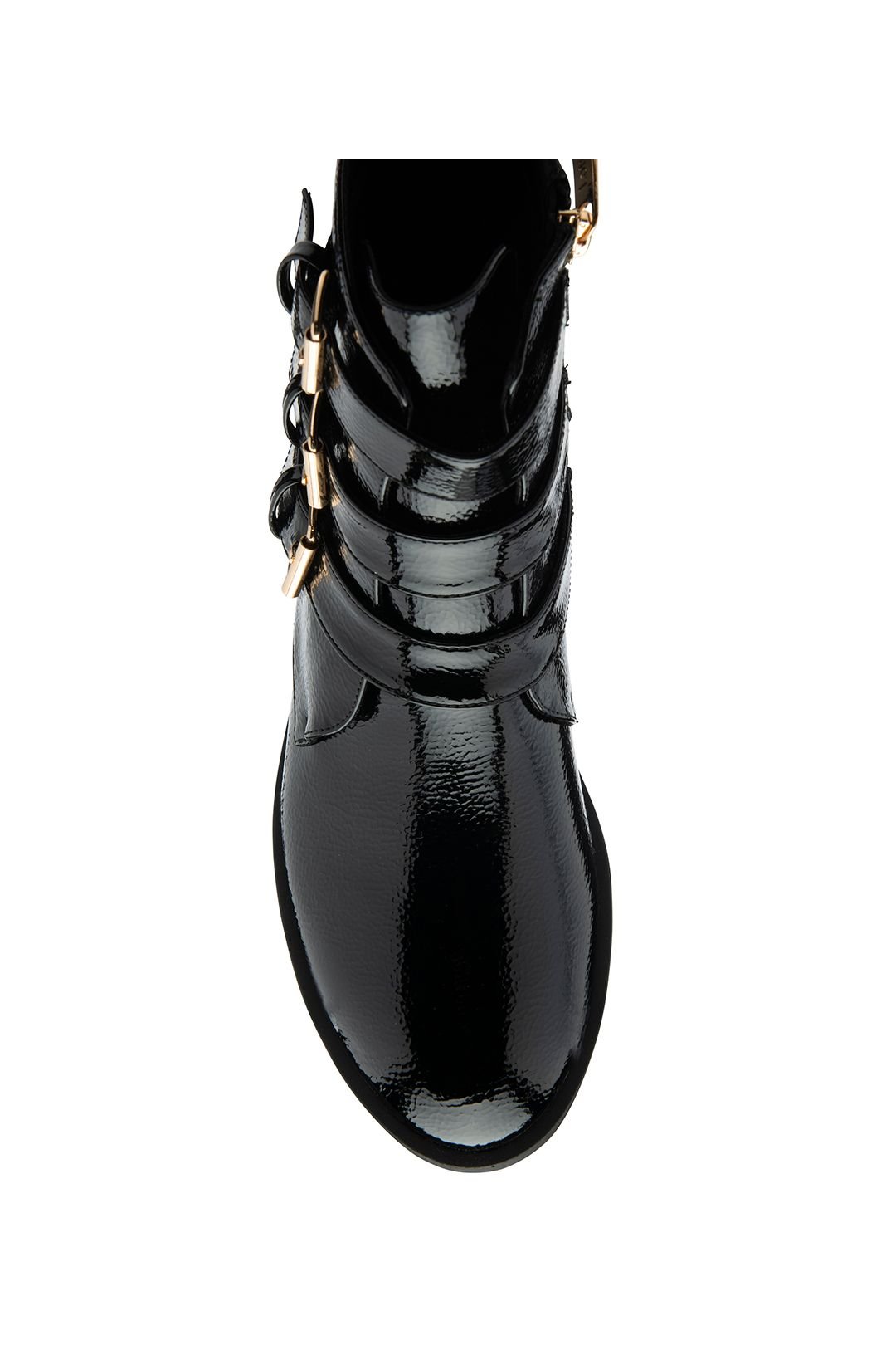 Lotus Lotus Women's Black Patent 'Valencia' Ankle Boots - 4