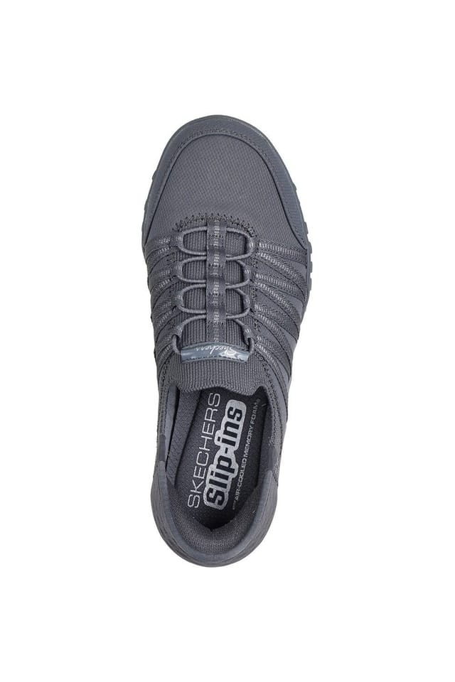 Skechers Skechers Women's Breathe-Easy - Roll-With-Me Shoe in Charcoal - 3