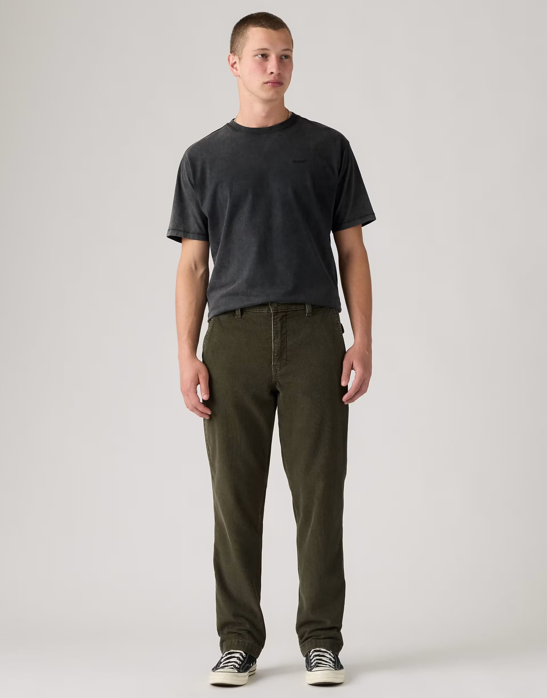 ASOS Levi's Xx authentic relaxed corduroy chinos in blue denim