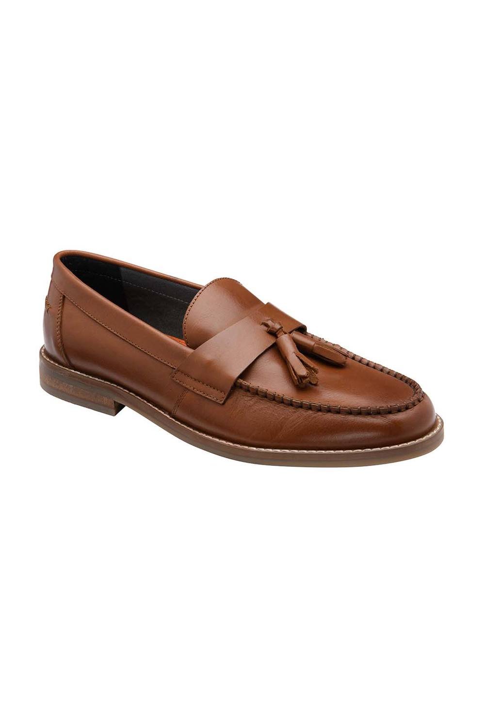 Frank Wright Frank Wright Men's Leather 'Bounty' Loafers in Tan - 4