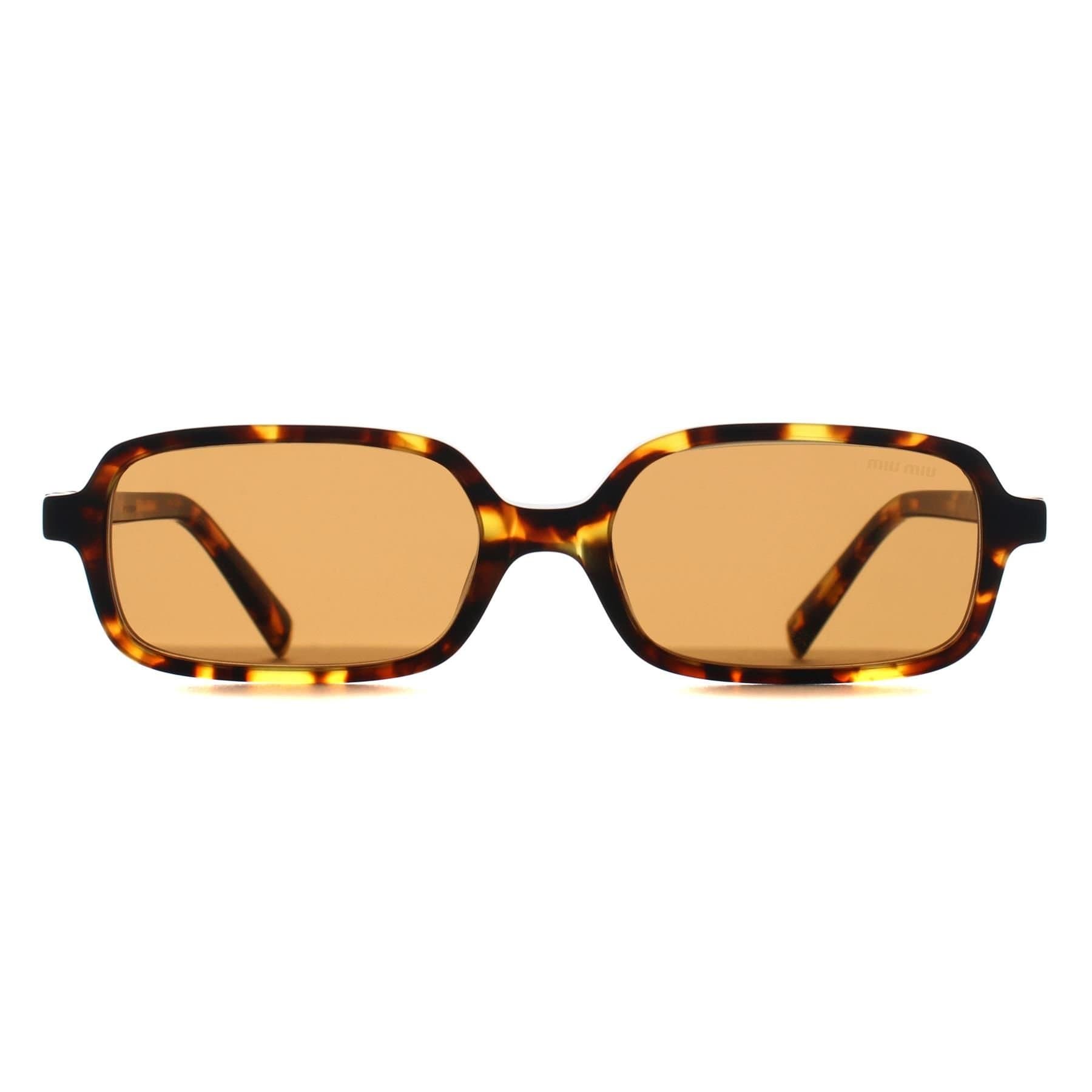 Miu Miu Miu Miu Women's Rectangle Honey Havana Brown MU11ZS