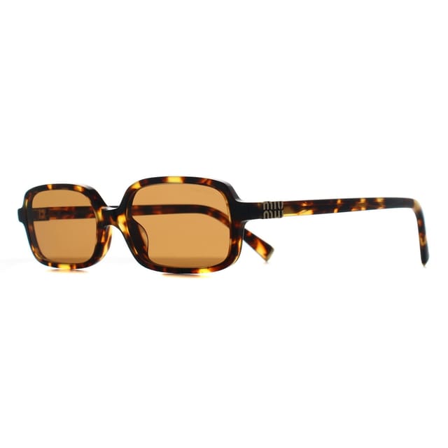 Miu Miu Miu Miu Women's Rectangle Honey Havana Brown MU11ZS - 2