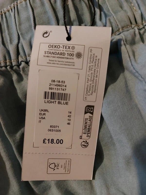 Primark Primark denim maxi skirt UK14