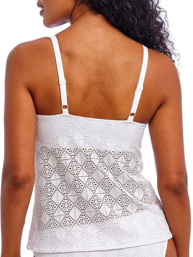 Freya Freya Women's Nomad Nights Tankini Top in White - 2