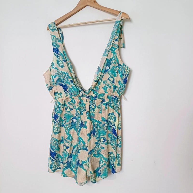 ASOS ASOS women's Patterned jumpsuit - playsuit size 16 - 1