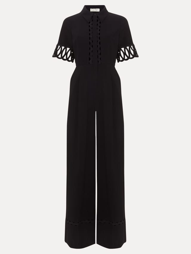 Phase Eight Phase Eight Women's Bloomfield Shirt-Style Jumpsuit in Black - 2