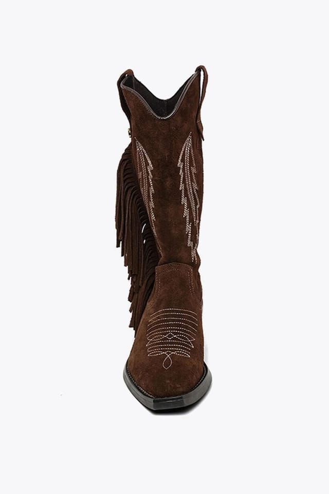 Steve Madden STEVE MADDEN Women's 'Wallace Boot Brown' Suede Boots in Brown - 3