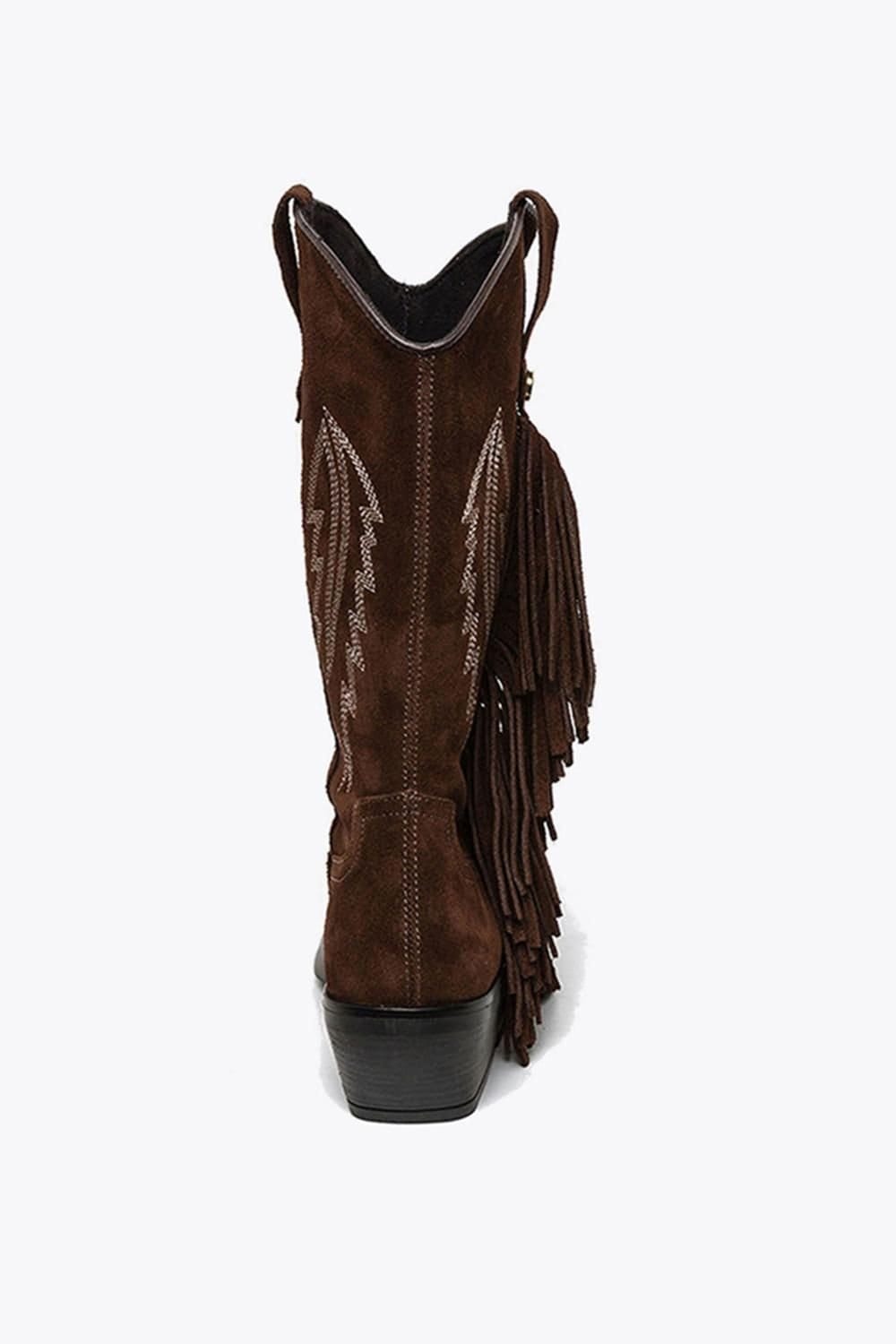 Steve Madden STEVE MADDEN Women's 'Wallace Boot Brown' Suede Boots in Brown - 4