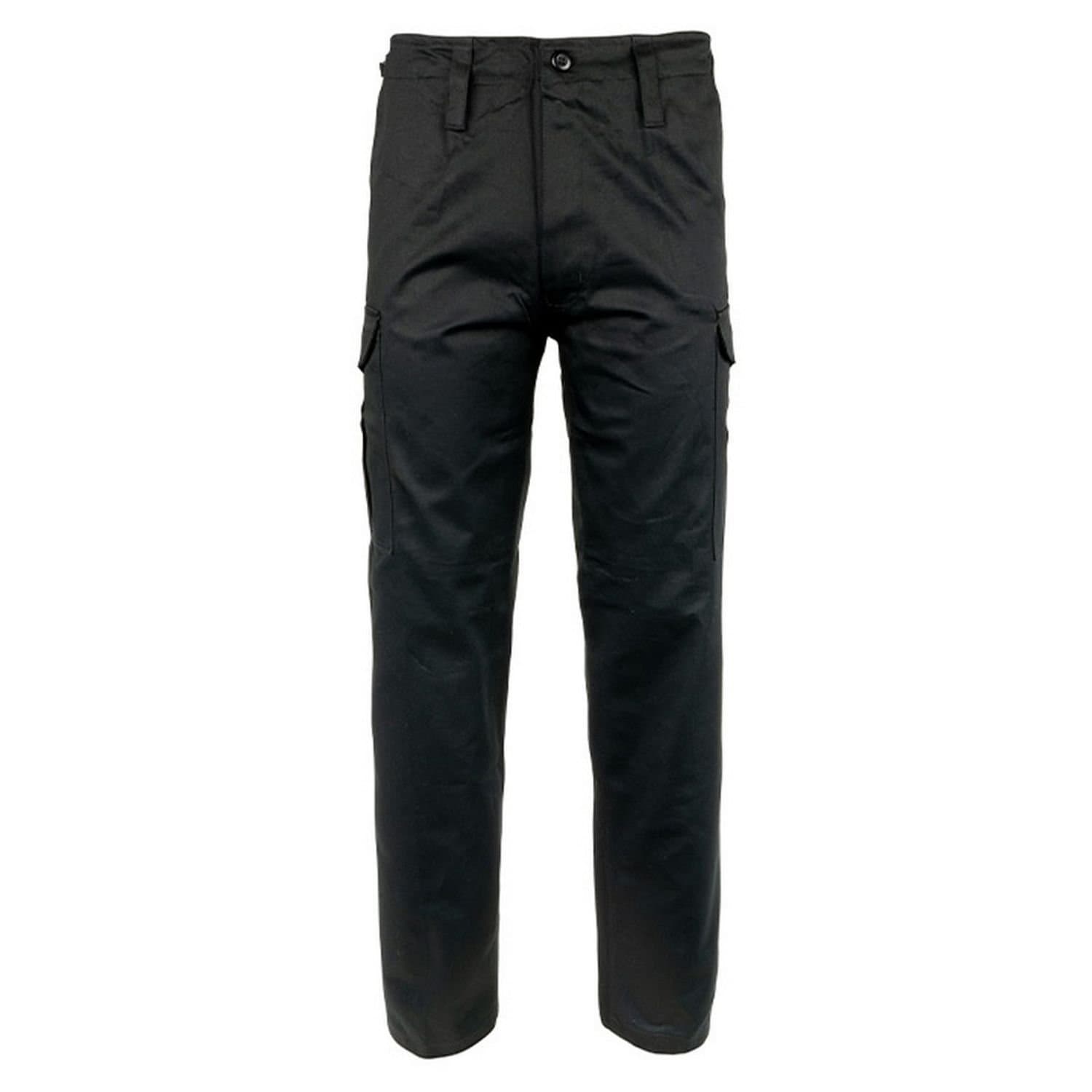Mil-Com Mil-Com Men's Heavyweight Combat Trousers in Black