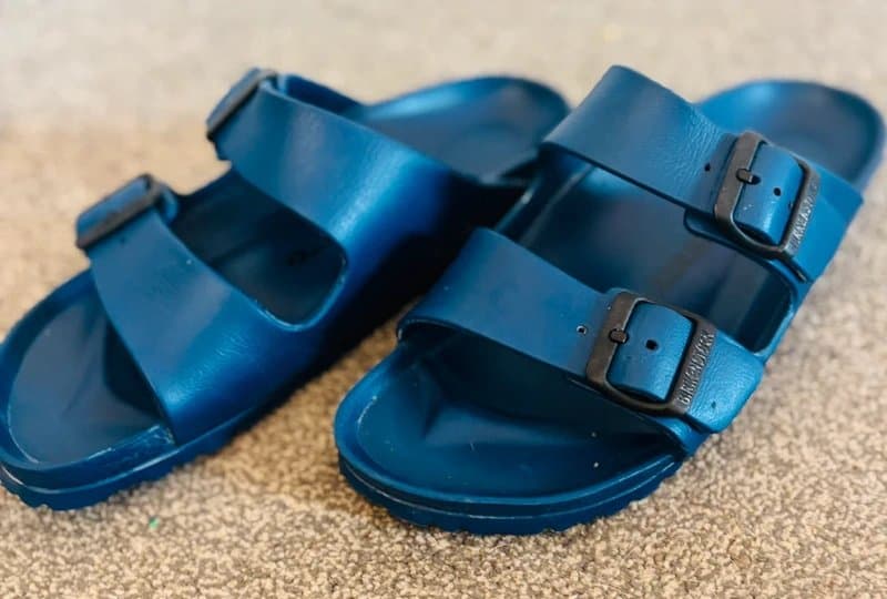 Birkenstock Birkenstock navy blue sandals Eva holiday festival beach 7/40 same day post