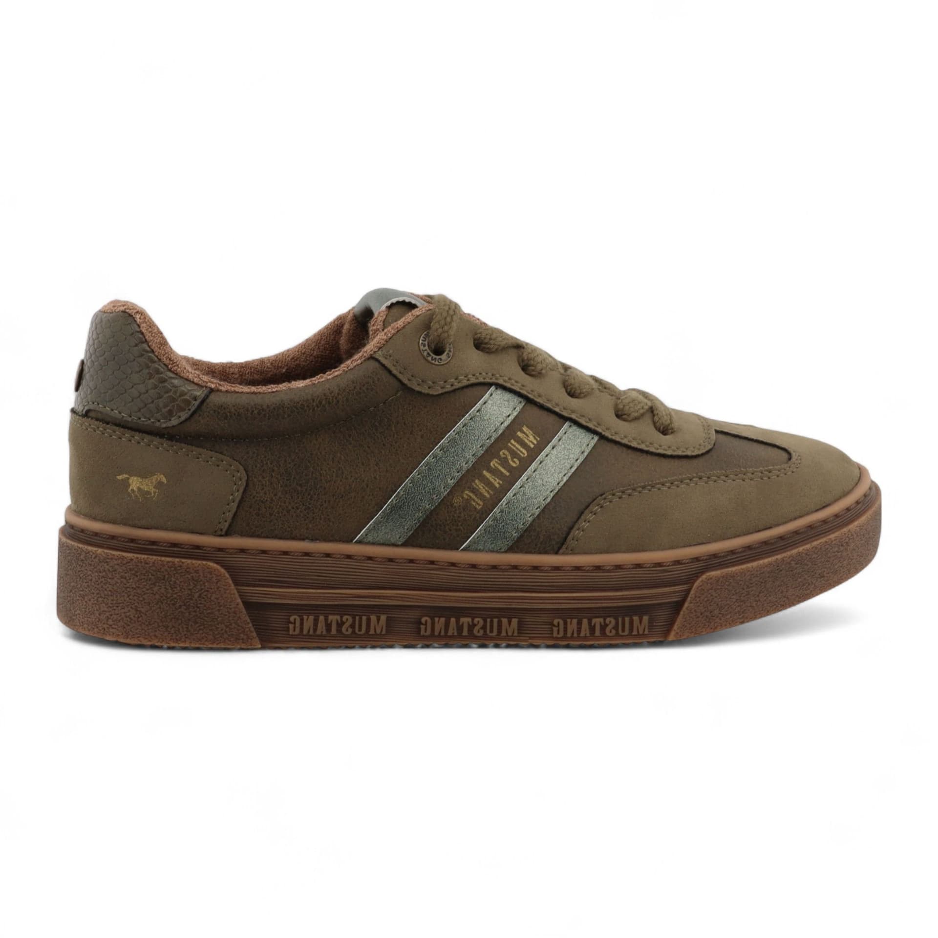 mustang Mustang Green Platform Sneakers for Women