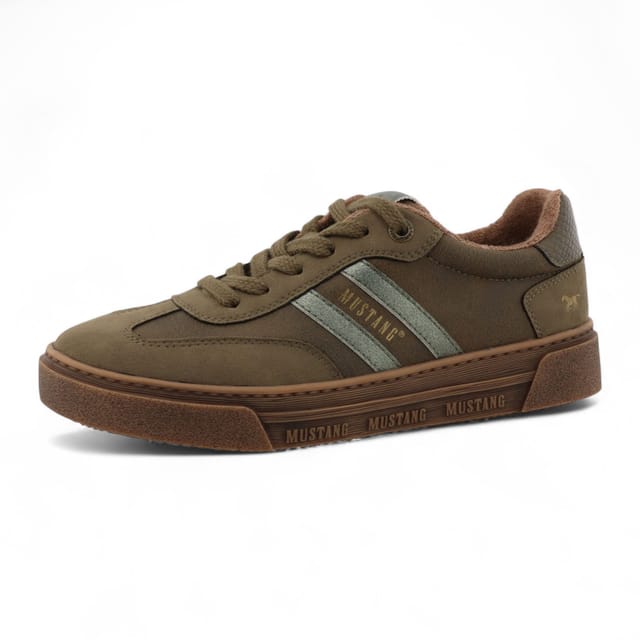 mustang Mustang Women's Street Platform Sneakers Shoes in Green - 3