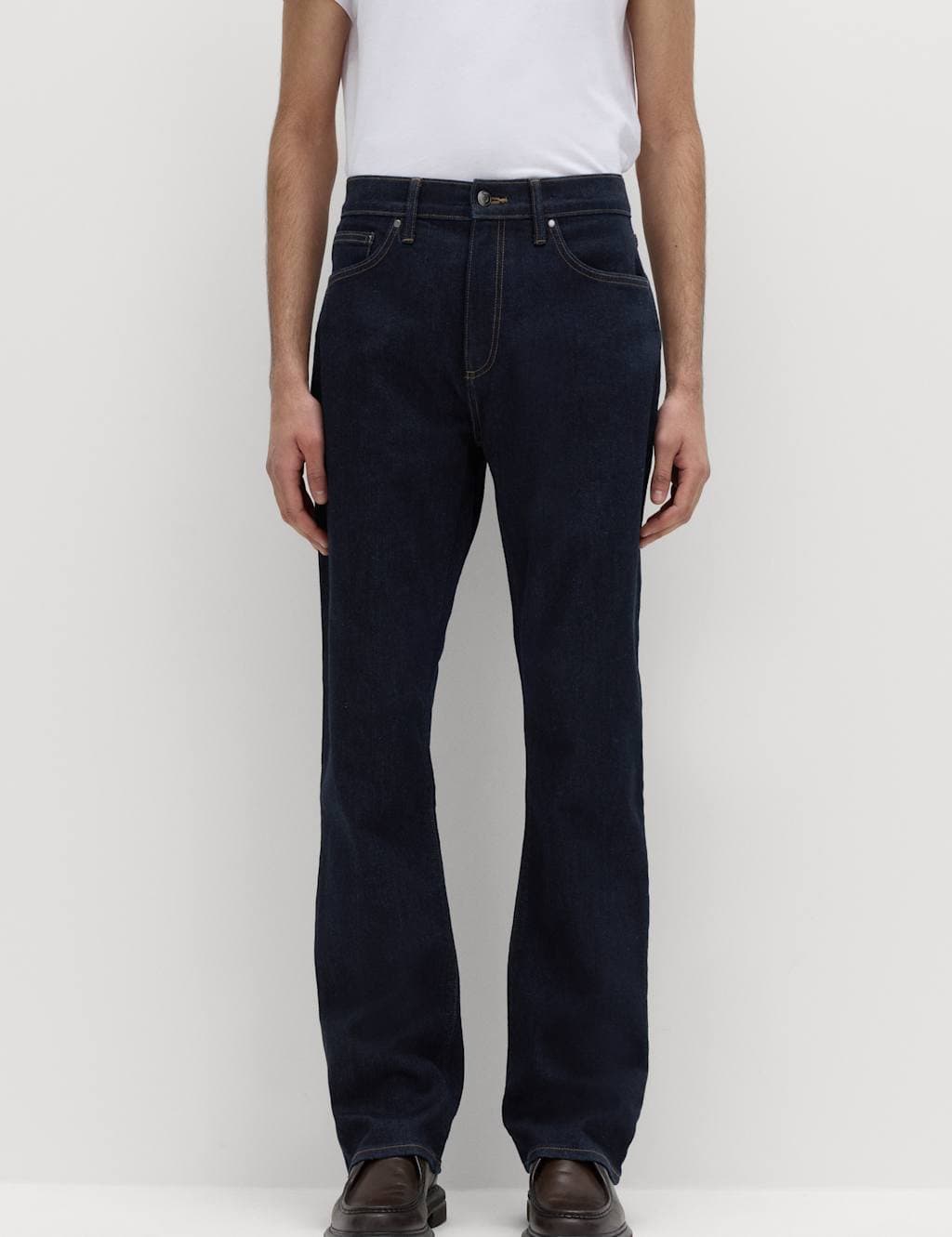 Marks & Spencer M&S Bootcut Fit Stretch Jeans Dark Indigo