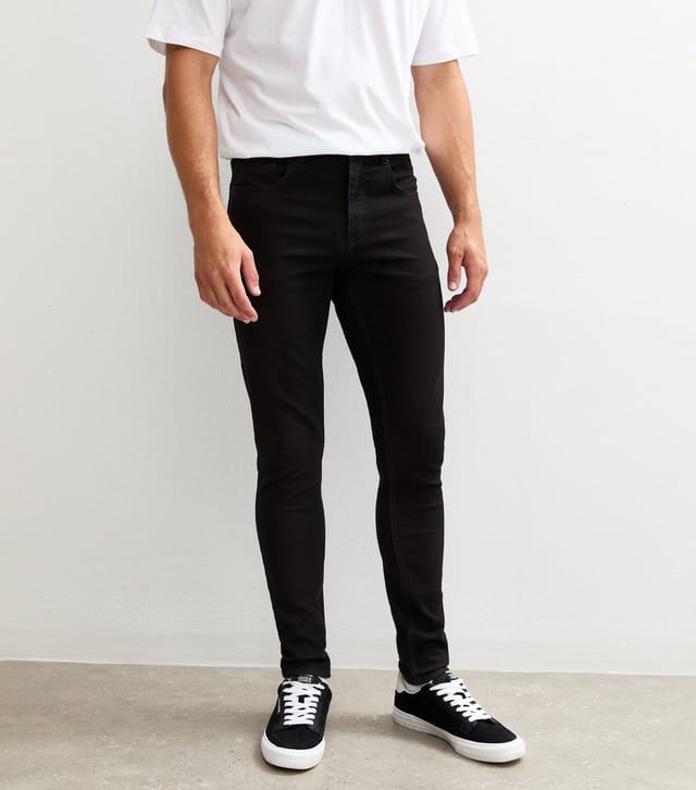 New Look Men's Black Skinny Jeans New Look - 2