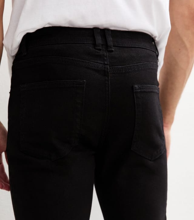 New Look Men's Black Skinny Jeans New Look - 3
